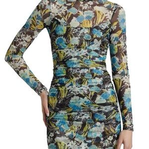 Tossed Floral Harper Dress Cinq A Sept